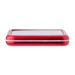 Power bank solare in alluminio con bordi colorati da 4.000 mAh quinta vista