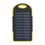 Power bank solare con torcia laterale da 4.000 mAh prima vista