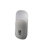 Altoparlante wireless 3 in 1 con luce terapia del sonno e timer color bianco vista area di stampa