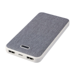 Power bank rettangolare in plastica riciclata e RPET da 10.000 mAh prima vista