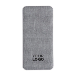 Power bank rettangolare in plastica riciclata e RPET da 10.000 mAh seconda vista