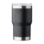 Tazza in acciaio inox riciclato con rivestimento ceramico da 350ml color nero prima vista