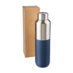 Borraccia termica in acciaio inox riciclato con tappo argentato 600ml settima vista