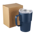 Tazza da asporto in acciaio inox riciclato con manico da 450ml undicesima vista