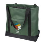 Borsa a tracolla impermeabile con scomparto frontale terza vista