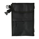 Borsa termica in poliestere e PU idrorepellente con 3 scomparti color nero prima vista