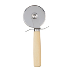 Tagliere per pizza in bambù con guide per taglio, rotella e spatola quinta vista