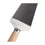 Tagliere per pizza in bambù con guide per taglio, rotella e spatola settima vista