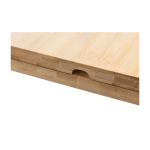 Set con 4 coltelli da formaggio in acciaio inox con manici in legno ottava vista