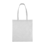 Shopper in TNT riciclato con manici termosaldati da 80 g/m2 color bianco prima vista