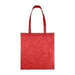 Shopper in tessuto non tessuto riciclato in vari colori da 80 g/m2 color rosso prima vista