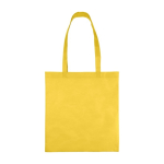 Shopper in tessuto non tessuto riciclato in vari colori da 80 g/m2 color giallo prima vista