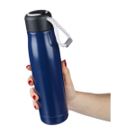 Borraccia a doppia parete isolata in acciaio inox con cordino 500 ml settima vista