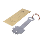 Pulitore per barbecue in acciaio inox con apribottiglie integrato settima vista