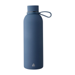 Borraccia in acciaio inox riciclato con rivestimento gommato da 500ml quarta vista