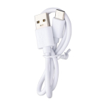 Altoparlante wireless con rivestimento in tessuto RPET e cordino 3W quarta vista