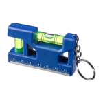 Portachiavi con livella a bolla doppia magnetica con righello da 7 cm prima vista