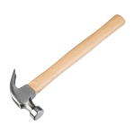 Martello con manico in legno di faggio e testa in acciaio terza vista