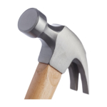 Martello con manico in legno di faggio e testa in acciaio sesta vista