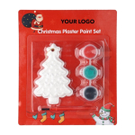 Albero di Natale in gesso da dipingere con 3 colori acrilici seconda vista