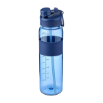 Borraccia in plastica con doppia modalità di bevuta dal tappo da 900ml prima vista