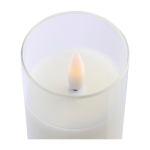 Candela LED con effetto fiamma realistica in barattolo di vetro sesta vista