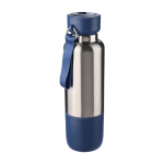 Borraccia acciaio inox con manico da polso e bicchiere alla base 500ml prima vista