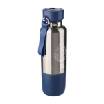 Borraccia acciaio inox con manico da polso e bicchiere alla base 500ml seconda vista
