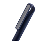 Taccuino A5 in PU riciclato con pagine a righe e penna inchiostro blu