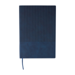 Taccuino A5 con effetto velluto nella parte superiore pagine a righe color blu prima vista