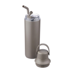 Borraccia in acciaio inox con doppio tipo di tappo da 500ml prima vista
