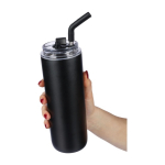 Borraccia in acciaio inox con doppio tipo di tappo da 500ml