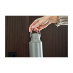 Borraccia in acciaio inox con doppio tipo di tappo da 500ml