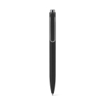 Penna in alluminio riciclato con clip innovativa e inchiostro blu color nero prima vista