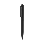 Penna in alluminio riciclato con clip innovativa e inchiostro blu color nero