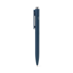 Penna in alluminio riciclato con clip innovativa e inchiostro blu color blu seconda vista