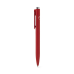 Penna in alluminio riciclato con clip innovativa e inchiostro blu color rosso seconda vista