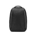 Zaino antifurto in twill con rivestimento idrorepellente per PC da 17” color nero prima vista