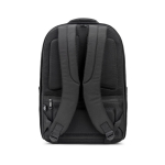 Zaino antifurto in twill con rivestimento idrorepellente per PC da 17” color nero seconda vista