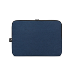 Custodia in poliestere riciclato ad alta densità per laptop da 14” color blu seconda vista