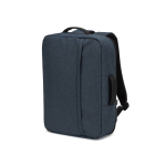 Zaino compatto in poliestere riciclato con manico per trolley 15,6” color blu