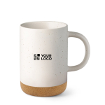 Tazza in ceramica con base in sughero rimovibile e finitura opaca 320ml vista principale