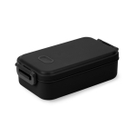 Lunch box in plastica con coperchio resistente da 900 ml color nero