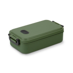 Lunch box in plastica con coperchio resistente da 900 ml color verde militare