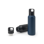 Borraccia termica in acciaio riciclato con isolamento sottovuoto 590ml color blu mare nona vista