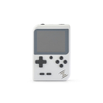 Console portatile per videogiochi con 256 classici di azione e sport color grigio prima vista