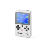 Console portatile per videogiochi con 256 classici di azione e sport color grigio immagine con logo 4