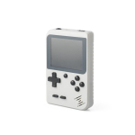 Console portatile per videogiochi con 256 classici di azione e sport color grigio
