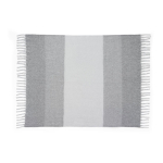 Coperta in poliestere riciclato effetto morbido tipo mohair 300g/m2 color grigio seconda vista
