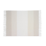 Coperta in poliestere riciclato effetto morbido tipo mohair 300g/m2 color beige prima vista